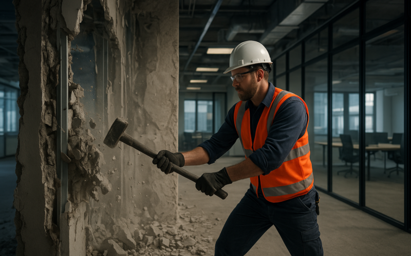 VOLK Industrial Case Study: Interior Demolition Success - interior demolition case study