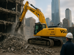 VOLK Industrial Project Spotlight: Commercial Demolition Success - VOLK Industrial projects