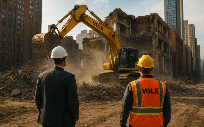 Why Developers Work with VOLK Industrial - developer demolition services